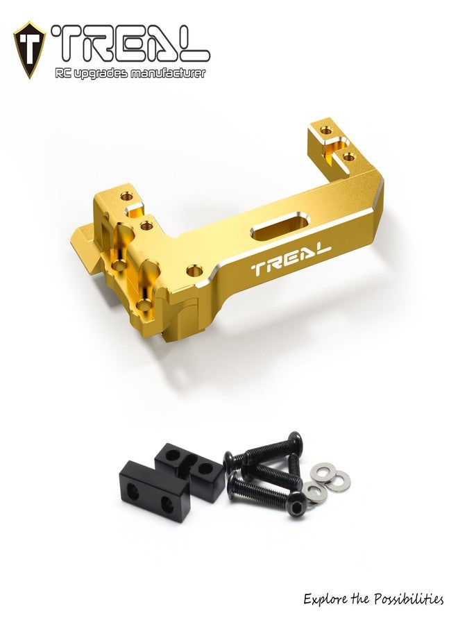 TREAL 7075 Aluminum Servo Mount - CNC Upgrade for Vanquish VS4-10 H10 Optic 1/10 Scale(Gold) - Image 2